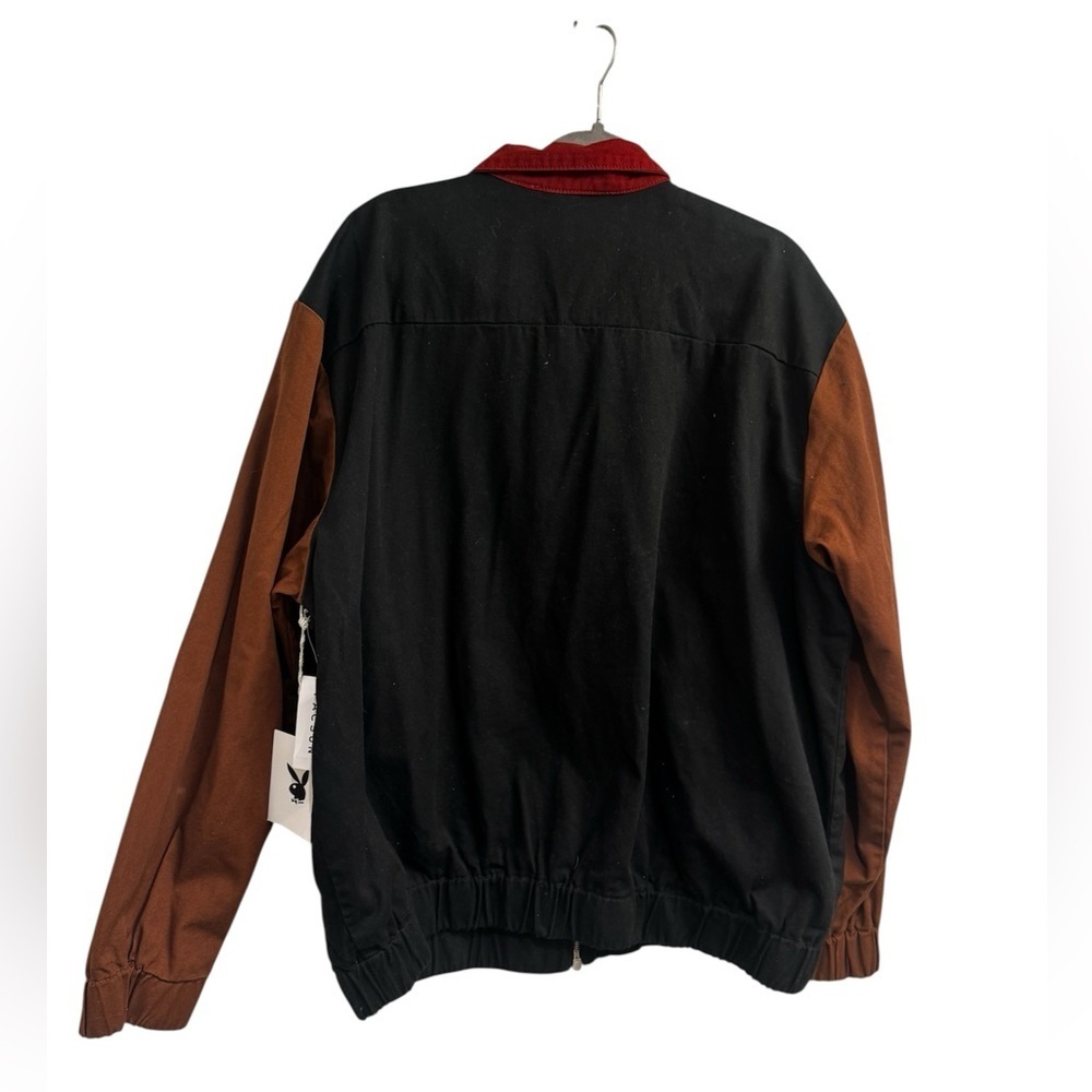 PLAYBOY Men's Black and Rust Jacket - Picture 4 of 8